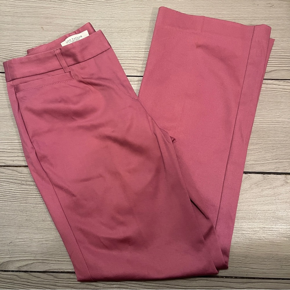 Pink Ann Taylor Dress Pants